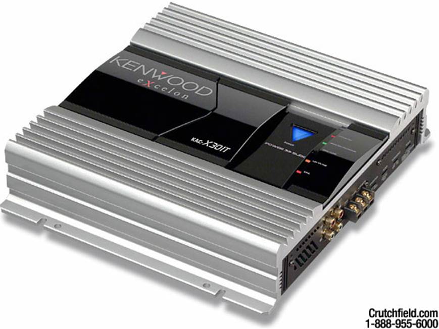 Kenwood eXcelon KAC-X301T 100W x 2 Car Amplifier at Crutchfield