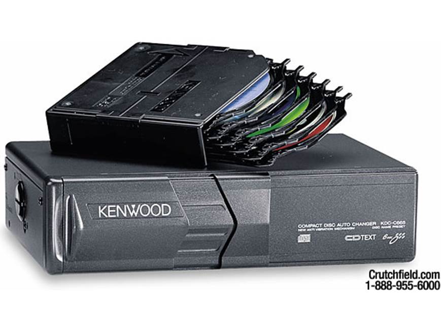 Kenwood KDC-C665 6-disc CD changer at Crutchfield