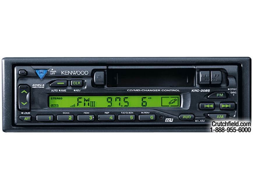 Kenwood KRC-208S Cassette receiver with CD changer controls at