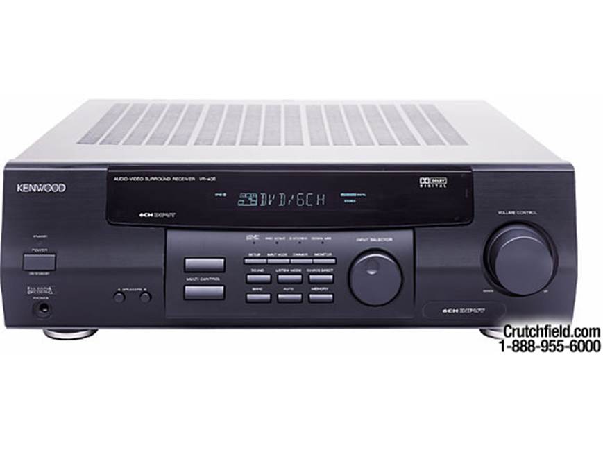 Kenwood VR-406 A/V receiver with Dolby Digital at Crutchfield