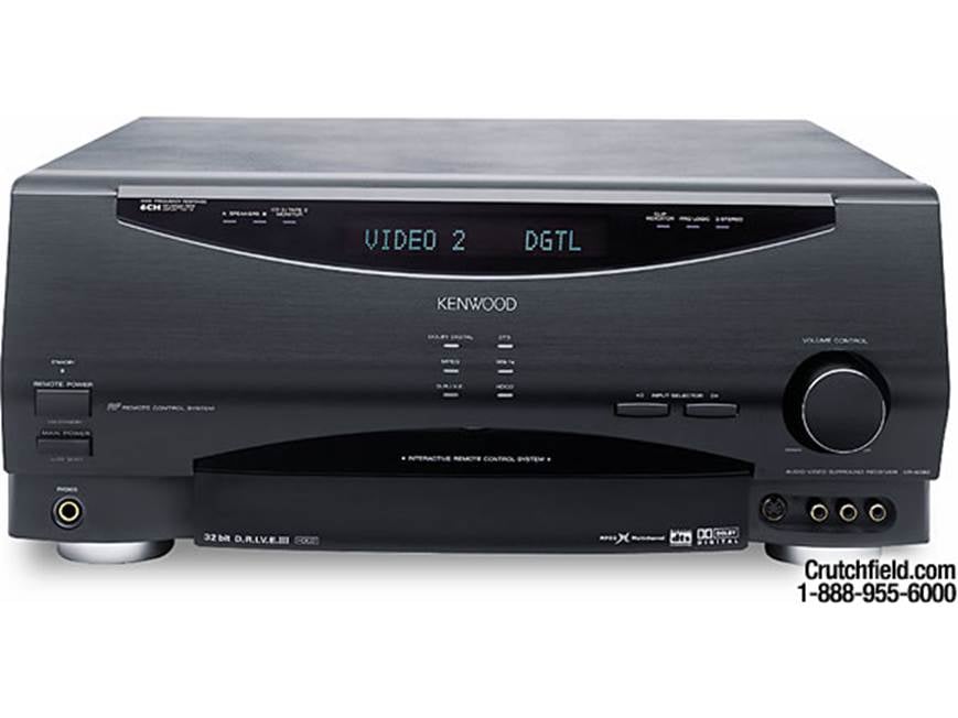 Kenwood VR-4080 A/V receiver with Dolby Digital and DTS at Crutchfield