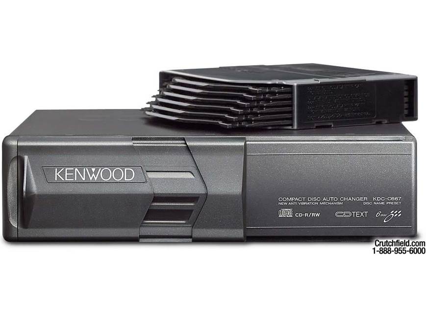 Kenwood KDC-C667 6-disc CD Changer at Crutchfield