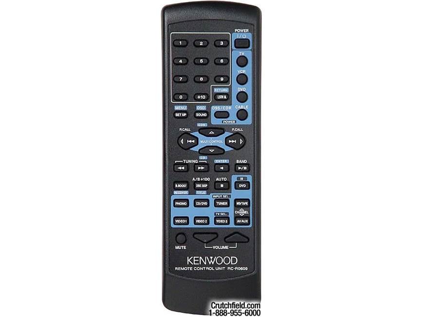 KENWOOD リモコン RC-A1 (Tv7547) Kenwood VR-407 A/V receiver with Dolby Digital and DTS at Crutchfield