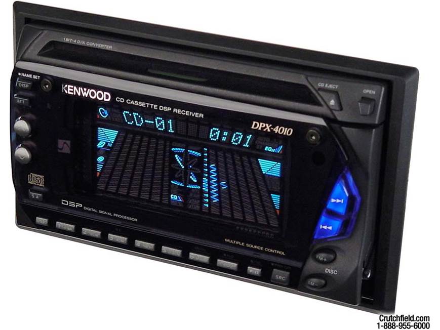 Kenwood DPX-4010 CD/Cassette Receiver with CD Changer Controls at