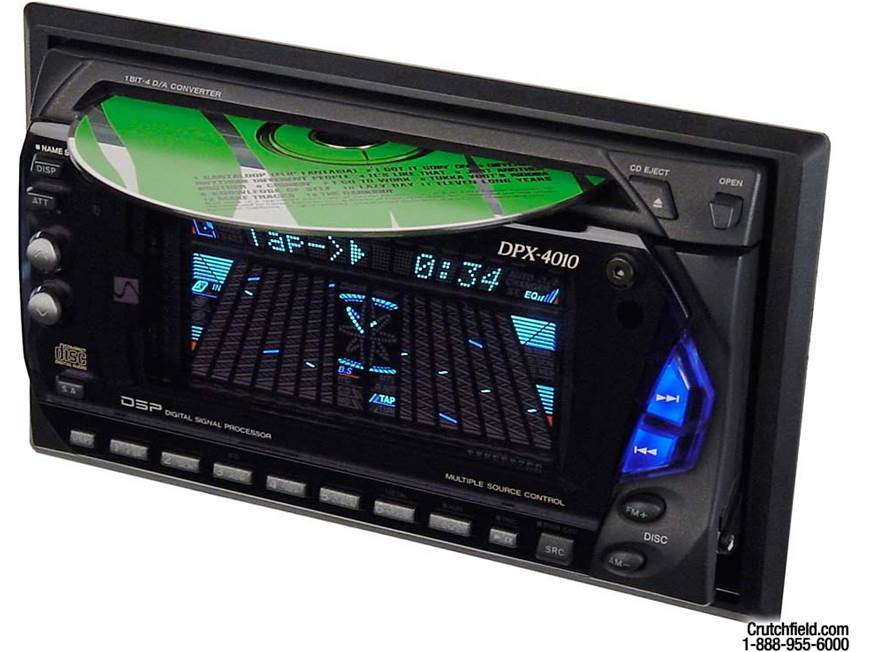 Kenwood DPX-4010 CD/Cassette Receiver with CD Changer Controls at