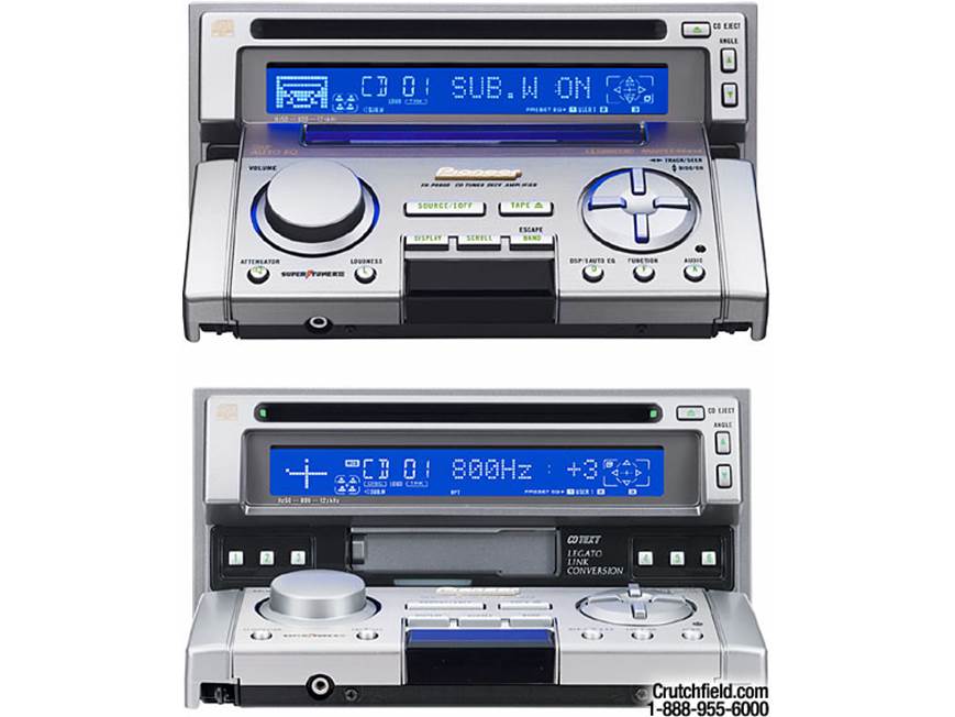 Pioneer FH-P8800 Double-size CD/cassette receiver at Crutchfield
