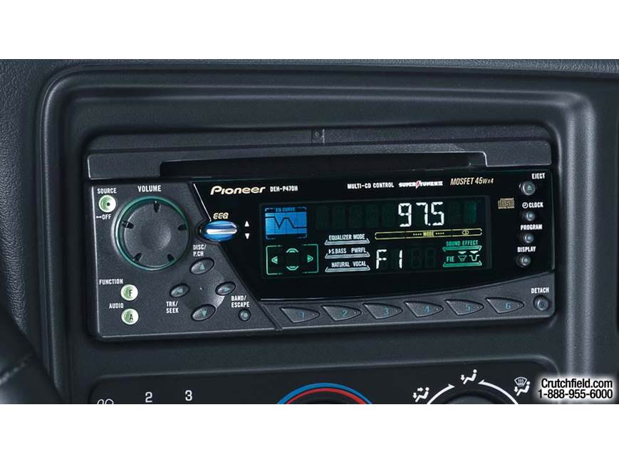 Pioneer DEH-P47DH CD receiver at Crutchfield