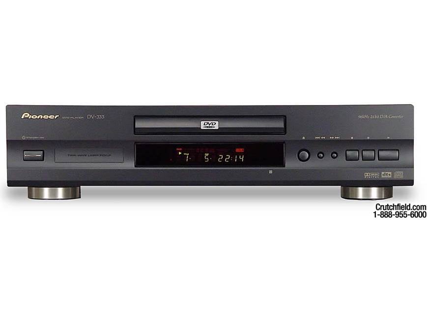 ☆Pioneer XV-DV33 DVD/CD/アンプ 電源スイッチ取れ動作良好 Pioneer DV-333 DVD/CD player at Crutchfield