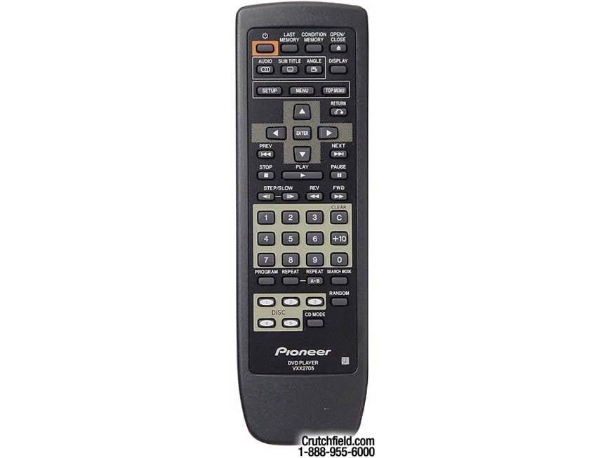 Pioneer DV-C503 5-disc carousel DVD/CD changer at Crutchfield