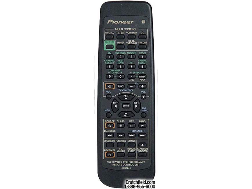 Pioneer VSX-D409 A/V receiver with Dolby Digital and DTS at
