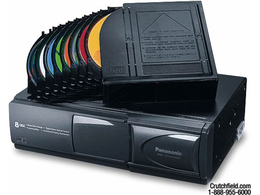 Panasonic CX-DP88 8-disc CD Changer at Crutchfield