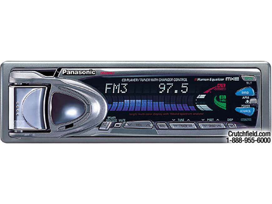 Panasonic CQ-DRX900U CD player/tuner with CD changer controls at