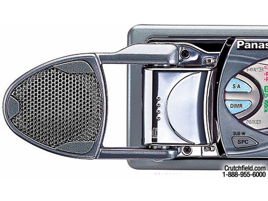 Panasonic CQ-DRX900U CD player/tuner with CD changer controls at