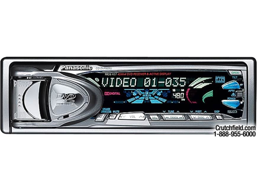 Panasonic CQ-DVR909U CD/DVD audio-video receiver with CD changer