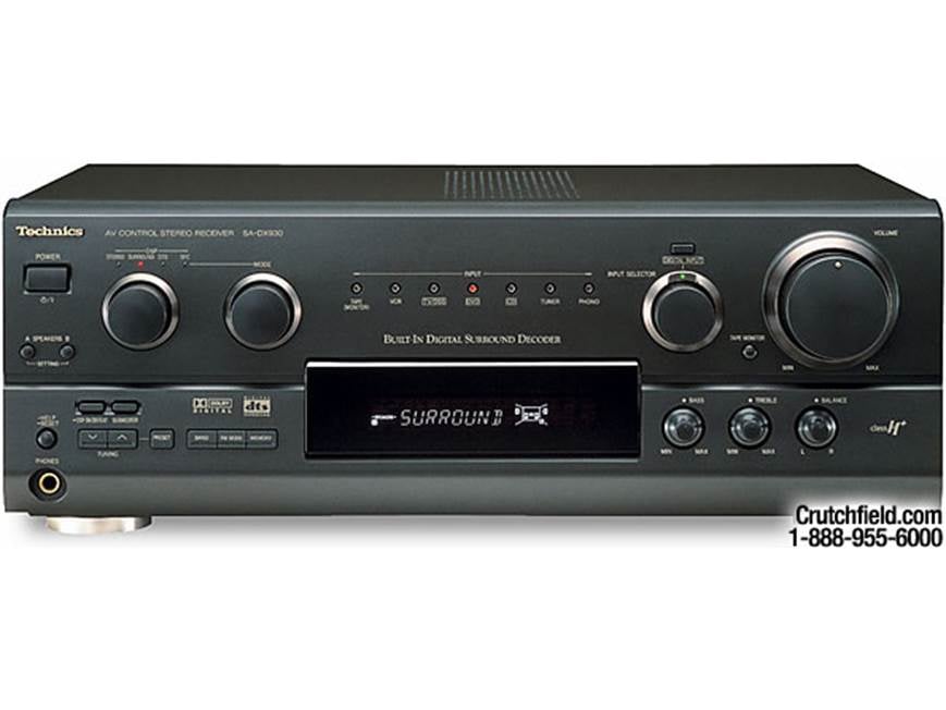 Technics SA-DX940 A/V receiver with Dolby Digital and DTS at