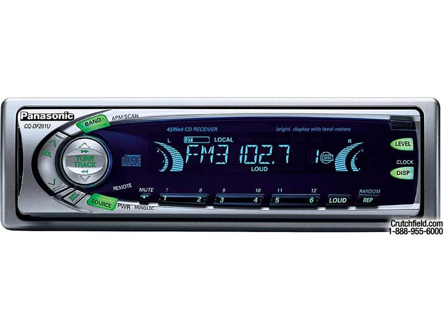 Panasonic CQ-DF201U CD receiver at Crutchfield