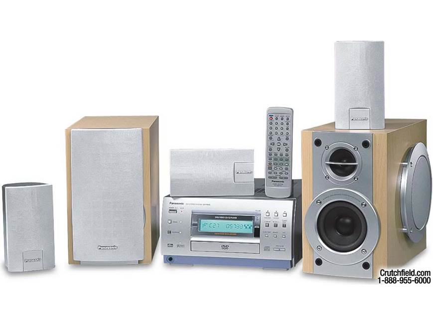 Panasonic SC-PM08 DVD micro home theater system at Crutchfield