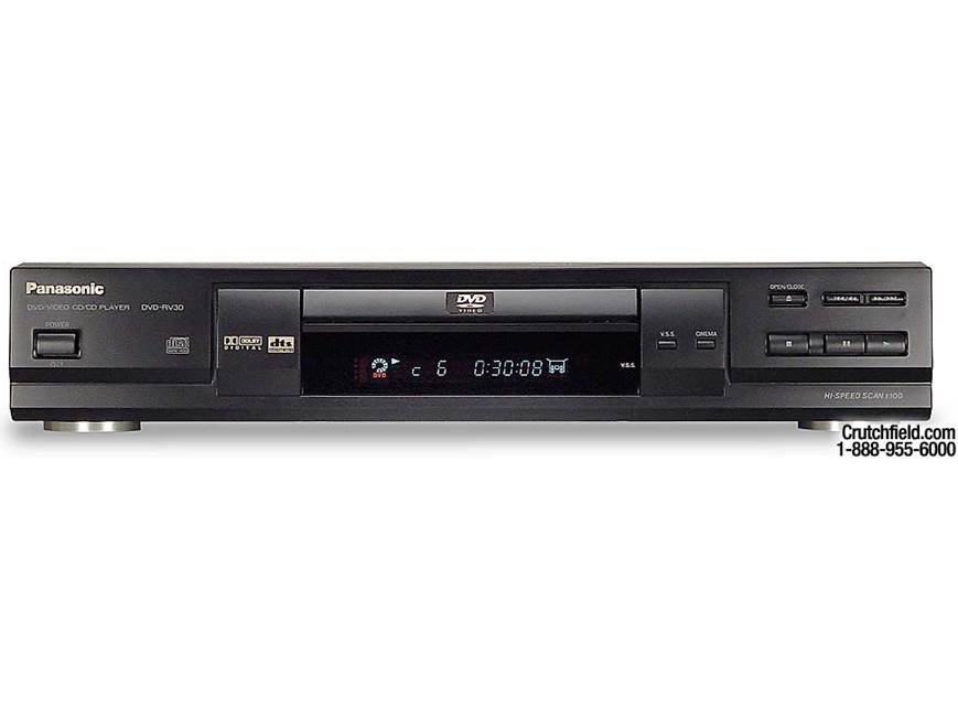 Panasonic DVD-RV30 DVD/CD player at Crutchfield