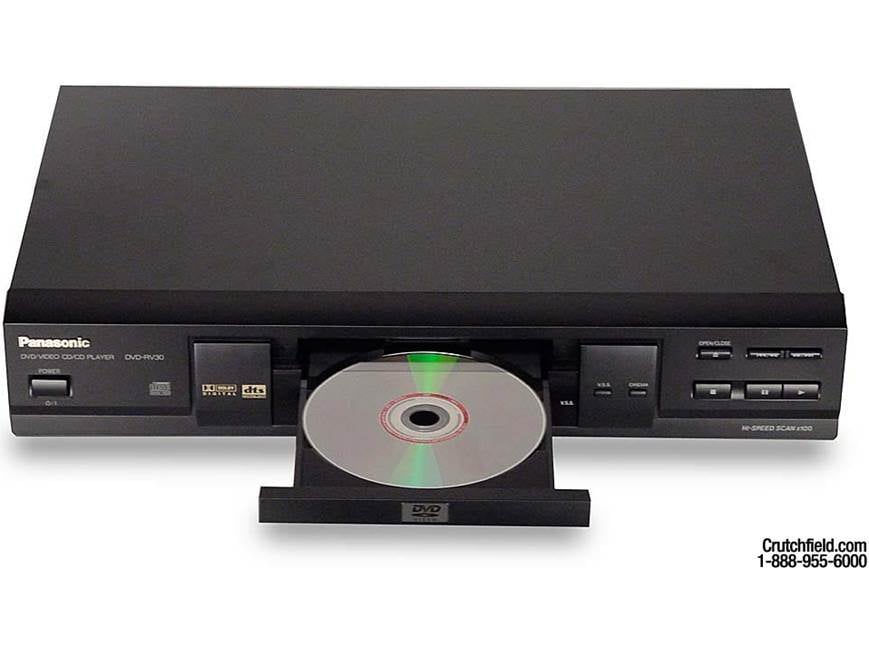 Panasonic DVD-RV30 DVD/CD player at Crutchfield
