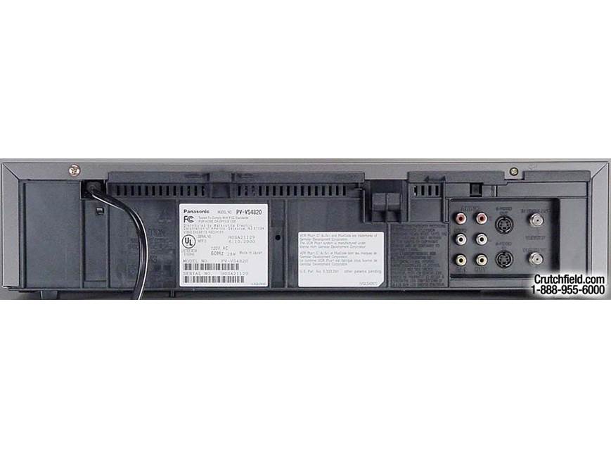 Panasonic PV-VS4820 Super VHS HiFi at Crutchfield