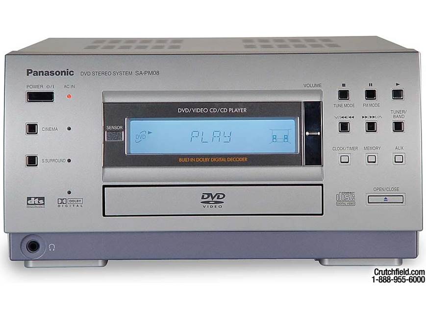 Panasonic SC-PM08 DVD micro home theater system at Crutchfield