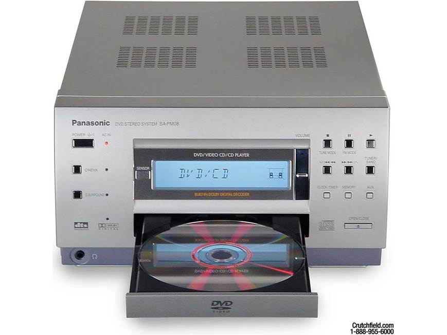 Panasonic SC-PM08 DVD micro home theater system at Crutchfield