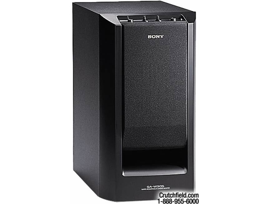 Sony SA-W305 Add-on powered subwoofer at Crutchfield