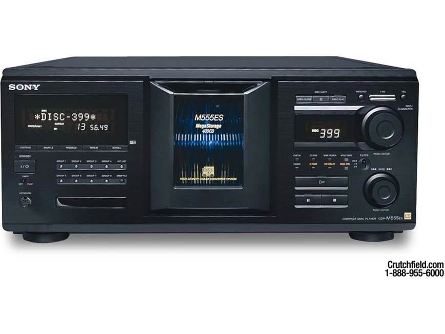 Sony ES CDP-M555ES 400-CD changer at Crutchfield
