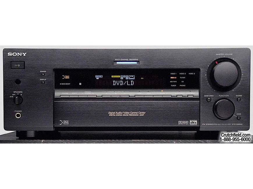 Sony STR-DB840 A/V receiver with Dolby Digital and DTS at Crutchfield