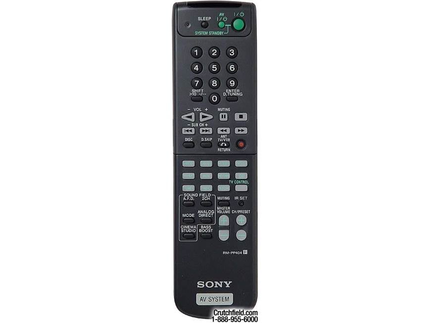 Sony STR-DE545 A/V receiver with Dolby Digital and DTS at Crutchfield
