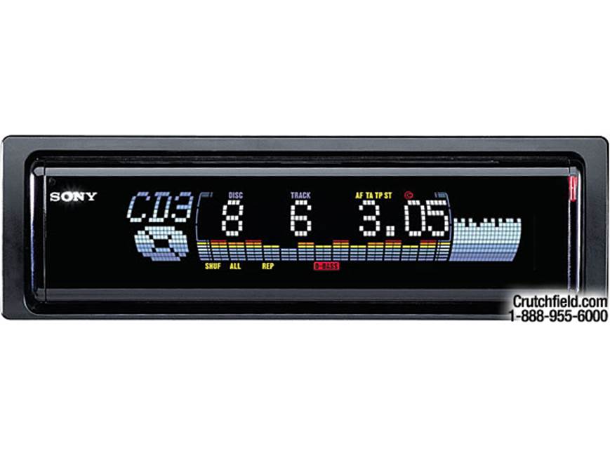 Sony Xplod CDX-M600 CD receiver with CD changer controls at