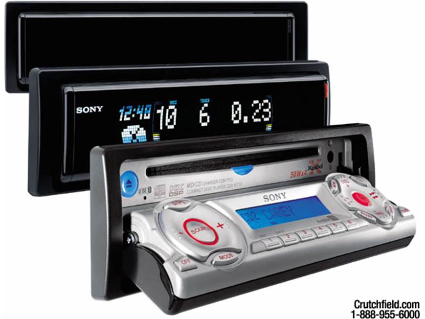 Sony Xplod ES CDX-M750 CD receiver with CD changer controls at