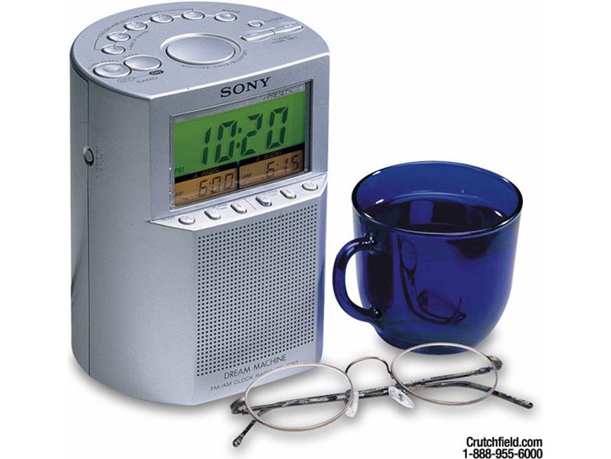 Sony ICF-C793 Dream Machine® Clock radio at Crutchfield