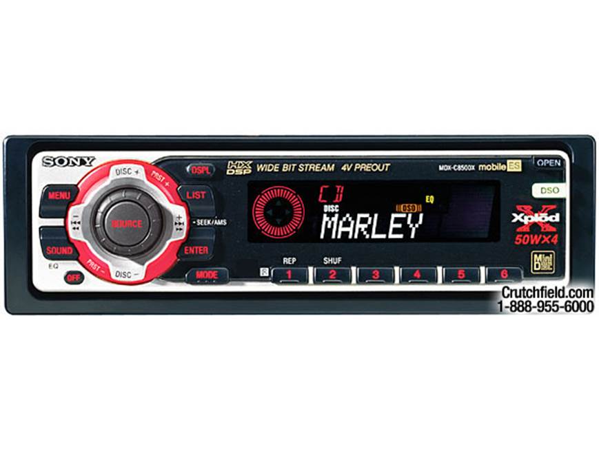 SONY Xplod MDF-66XLRPF MDチェンジャー Sony Xplod ES MDX-C8500X MiniDisc receiver with CD changer