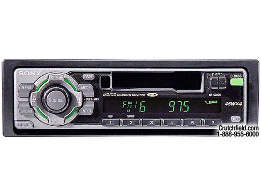 Sony XR-C2200 Cassette receiver with CD changer controls at