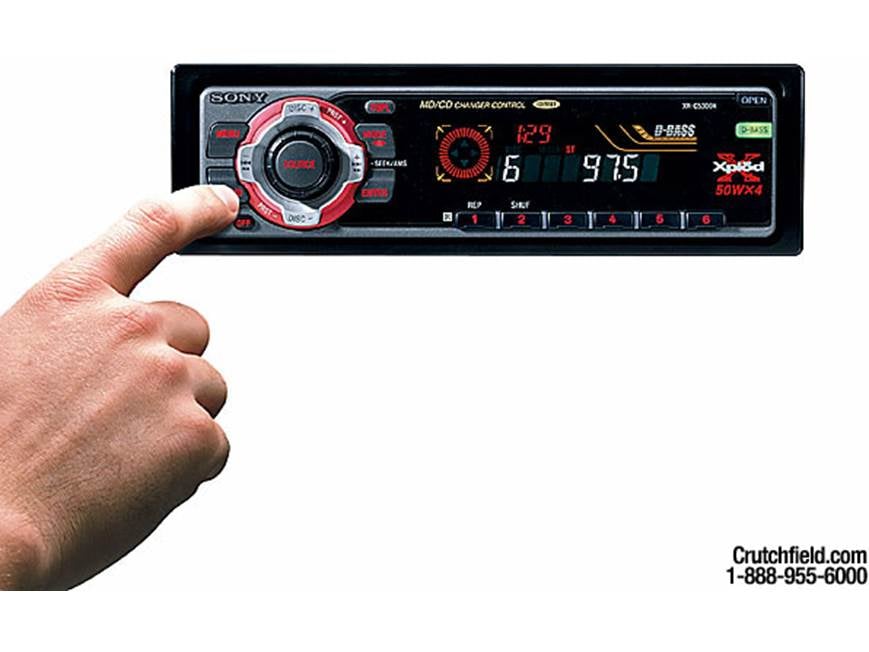 Sony Xplod XR-C5300X Cassette receiver with CD changer controls at