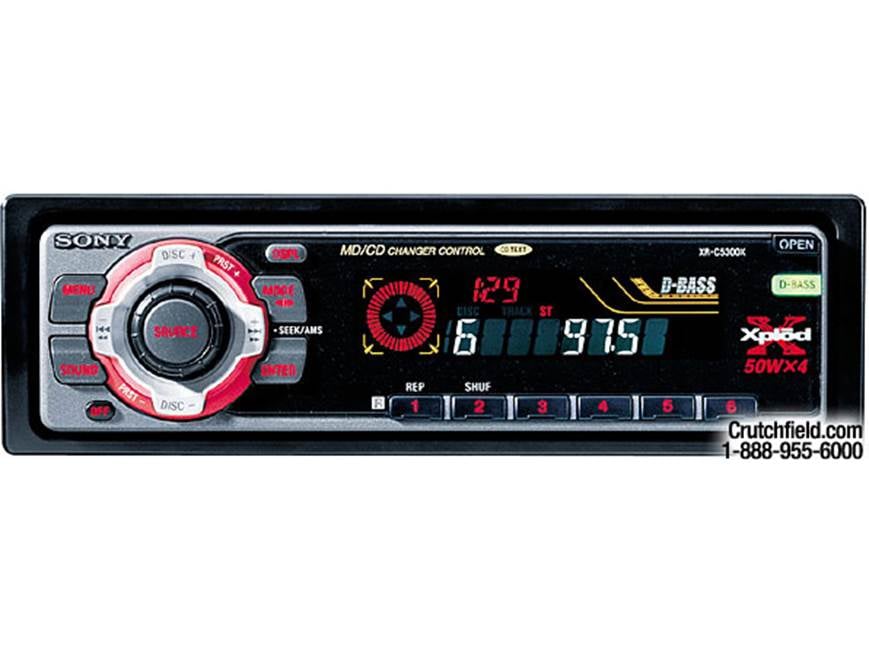 Sony Xplod XR-C5300X Cassette receiver with CD changer controls at