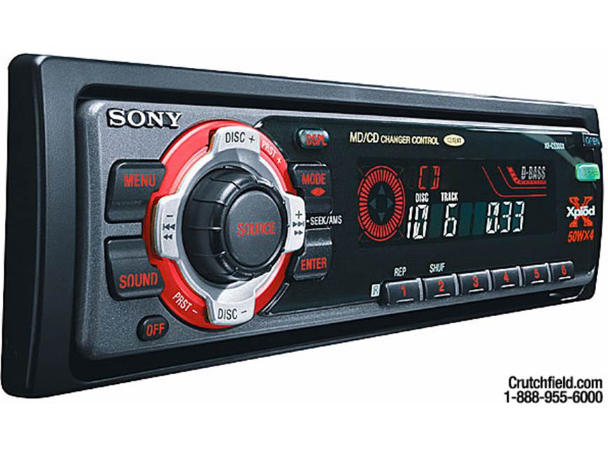 Sony Xplod XR-C5300X Cassette receiver with CD changer controls at