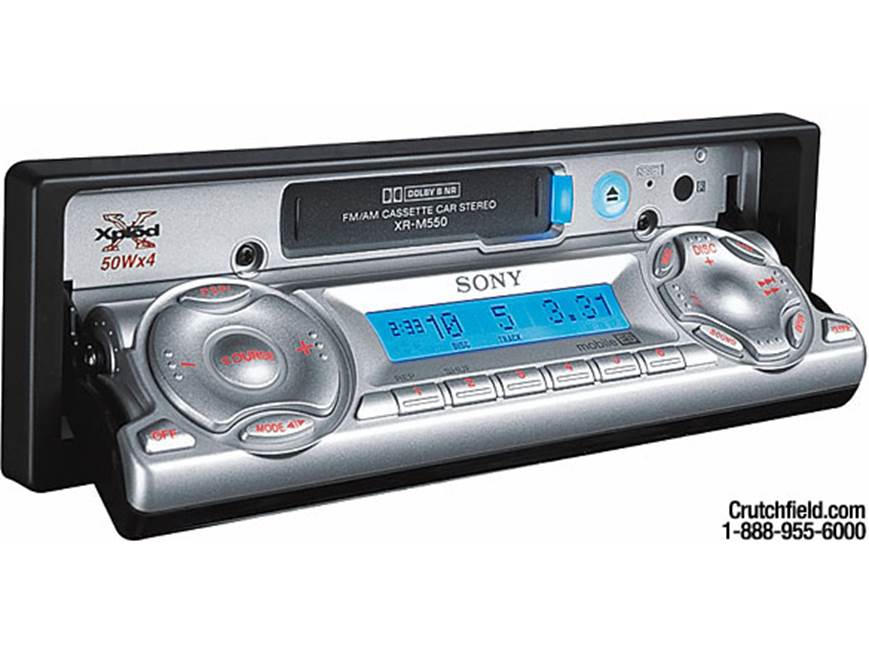 Sony Xplod ES XR-M550 Cassette receiver with CD changer controls