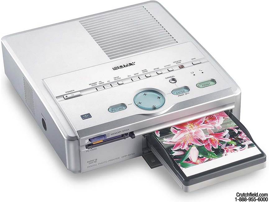 Sony DPP-SV55 Digital photo printer at Crutchfield