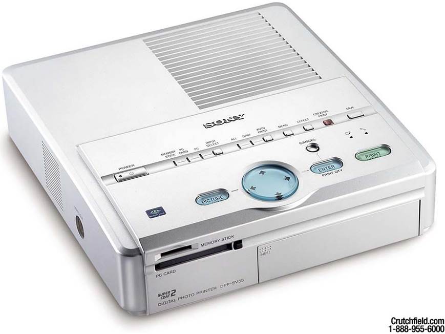 Sony DPP-SV55 Digital photo printer at Crutchfield
