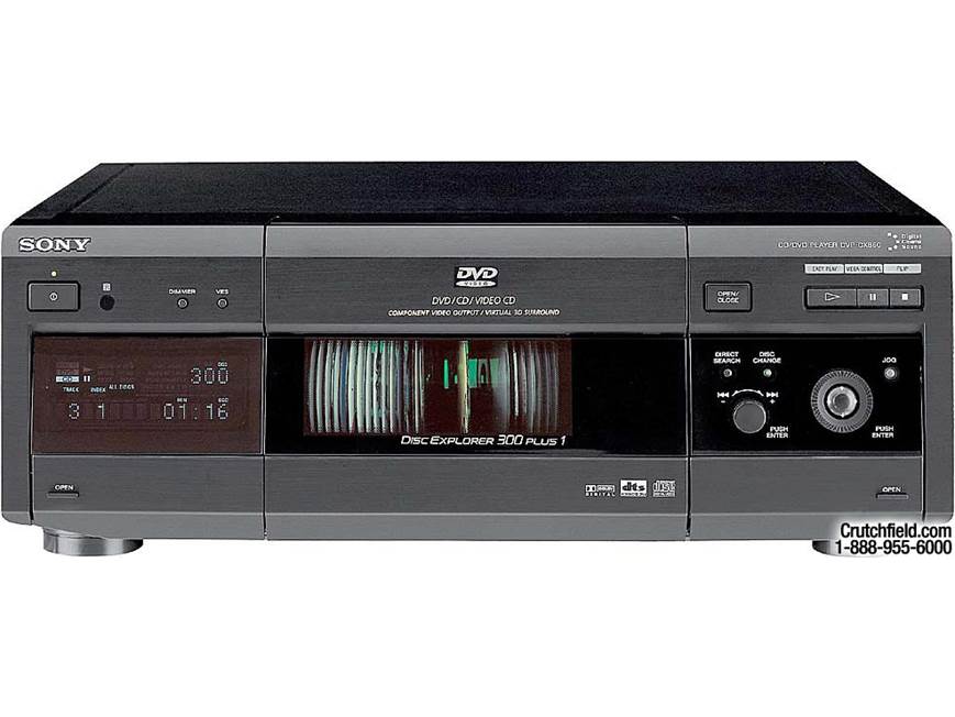 Sony DVP-CX860 300+1 DVD/CD changer at Crutchfield