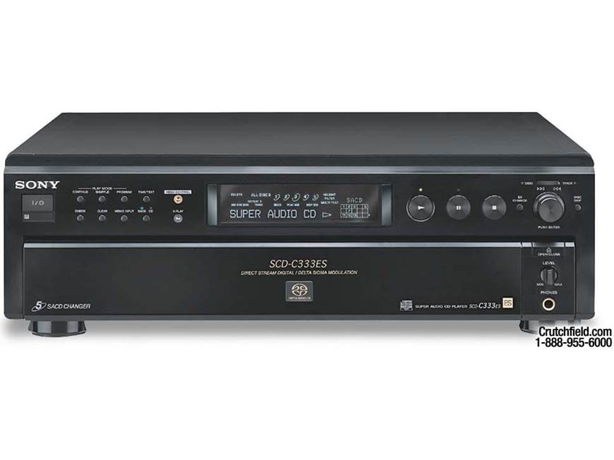 Sony ES SCD-C333ES 5-disc SACD/CD changer at Crutchfield