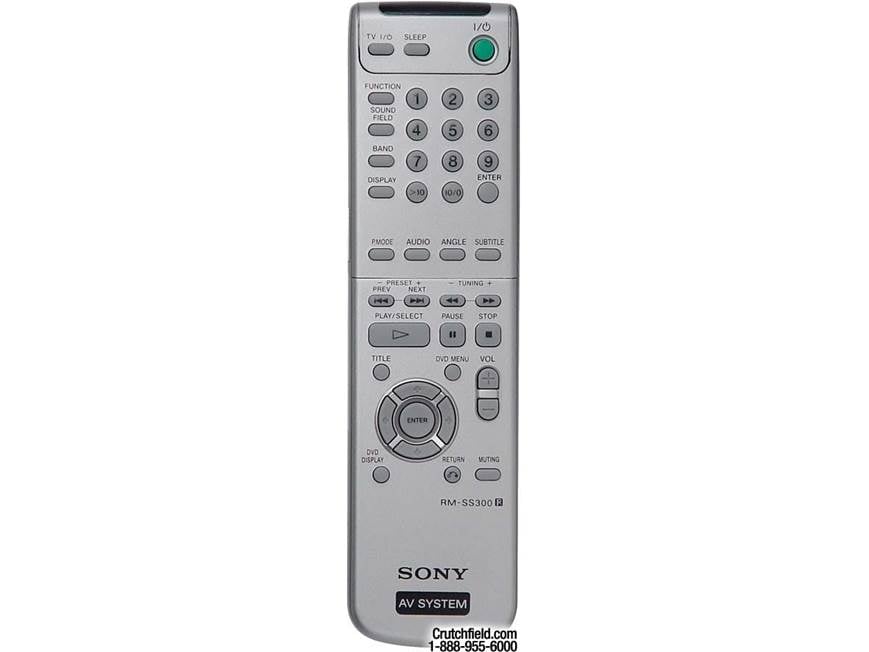 Sony DAV-S300 DVD home theater system at Crutchfield