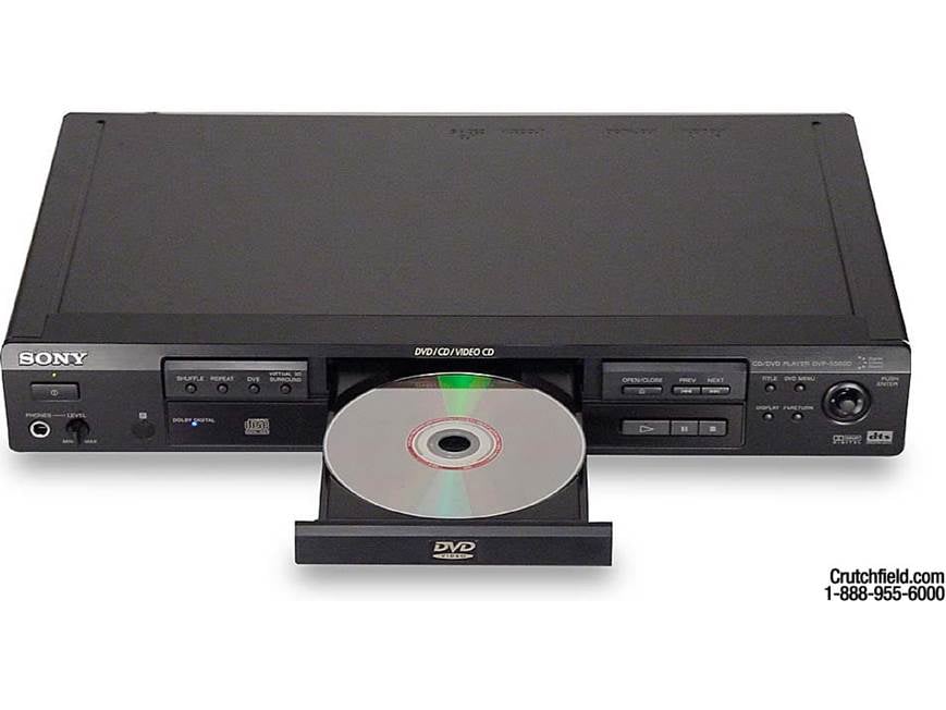 Sony DVP-S560D DVD/CD player at Crutchfield