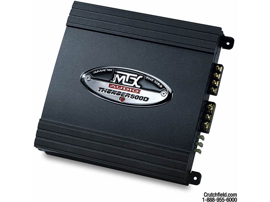 MTX Thunder500D 250W x 1 Car Amplifier at Crutchfield
