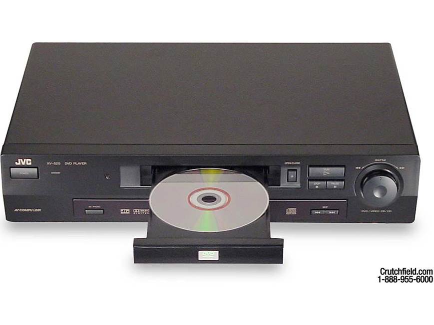 JVC XV-523/525BK (Black) DVD/CD player (Black) at Crutchfield