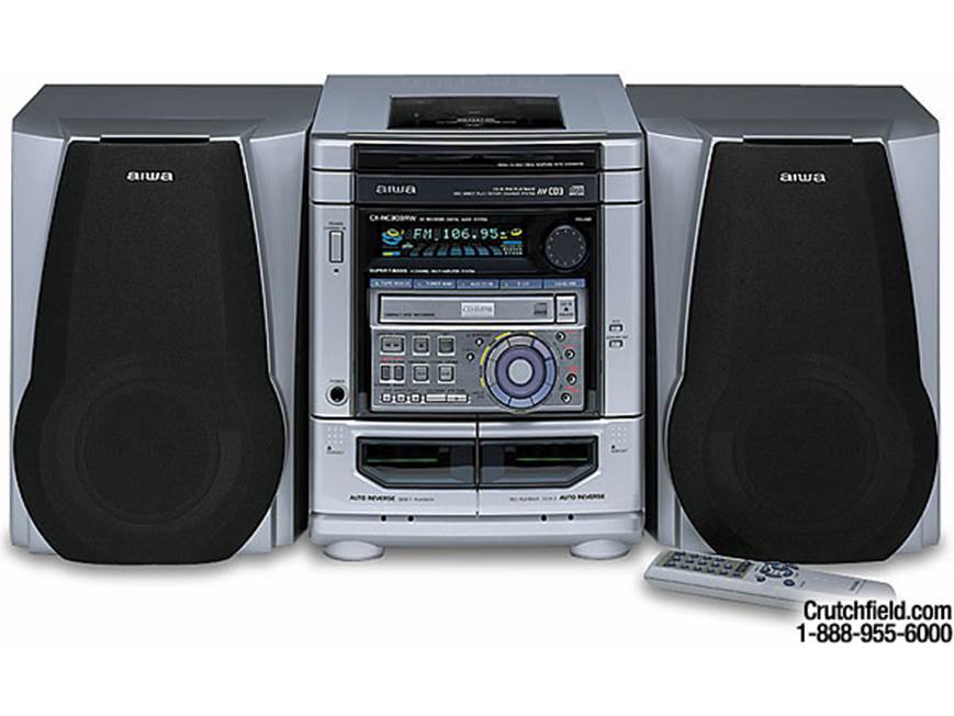 Aiwa XR-C303RW CD-R/W plus 3-CD changer at Crutchfield