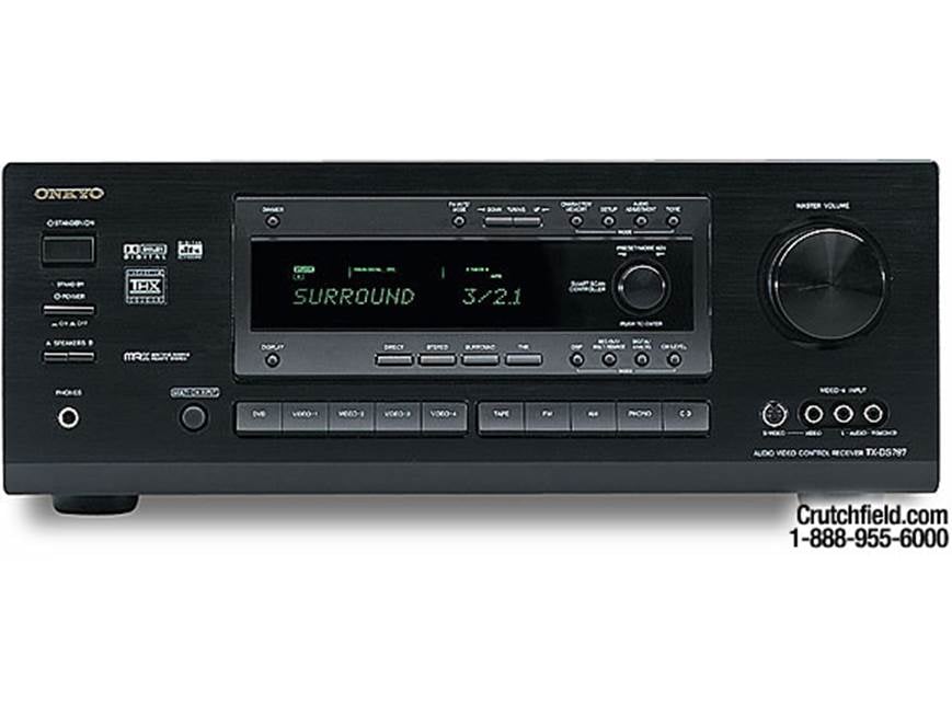 Onkyo TX-DS787 A/V receiver THX Select, THX Surround EX, Dolby