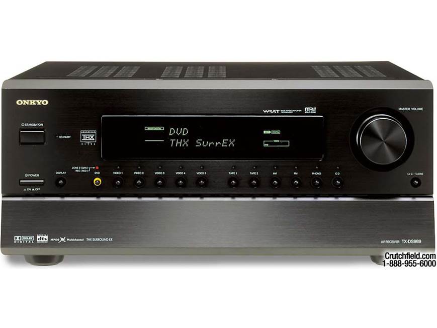 Onkyo TX-DS989 A/V Receiver THX Ultra, THX Surround EX, DTS-ES